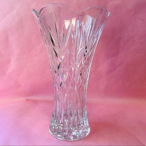 Vintage crystal vase